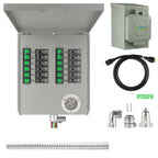 12-Circuit 120/240V 30A Non-Automatic Transfer Switch - Home Power Tech