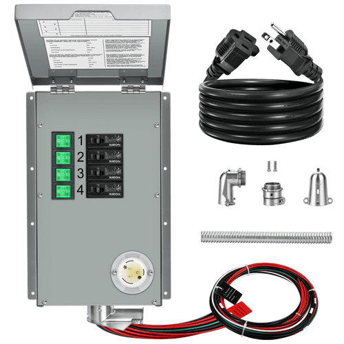 120V 15A 4-Circuit Non-Automatic Transfer Switch - Home Power Tech