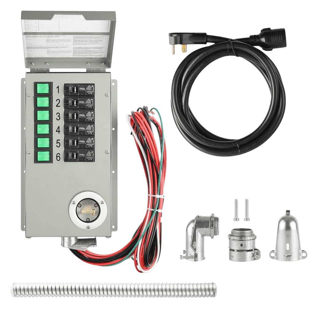 120V 30A 6-Circuit Non-Automatic Transfer Switch - Home Power Tech