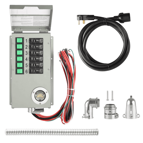120V 30A 6-Circuit Non-Automatic Transfer Switch - Home Power Tech