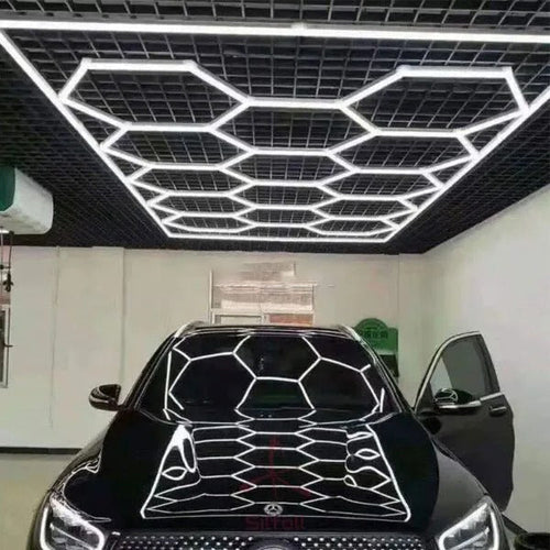 14 Hexagon Lights System With Border(16′ x 8′) - Home Power Tech