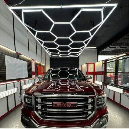 15 Hexagon Lights System With Border (16′ x 8′) - Home Power Tech