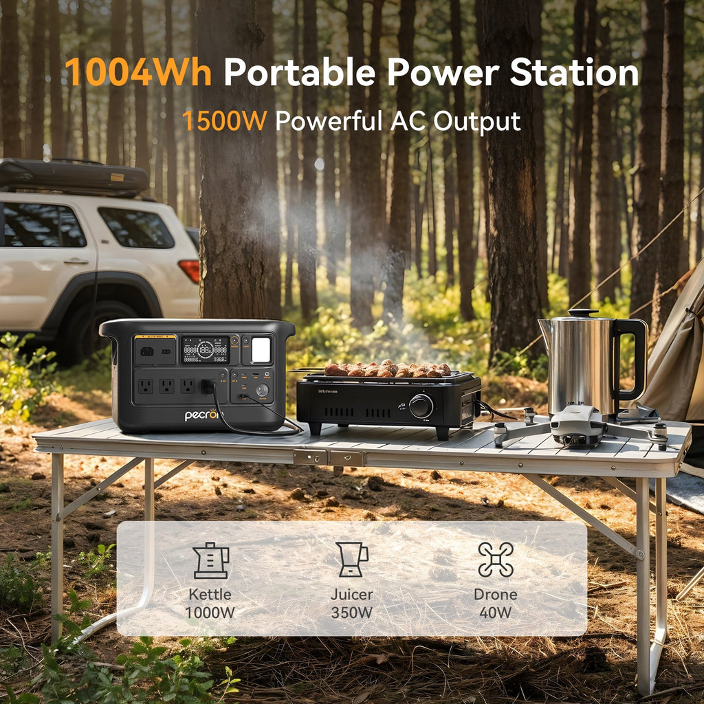 PECRON F1000LFP Portable Power Station 1500W 960Wh