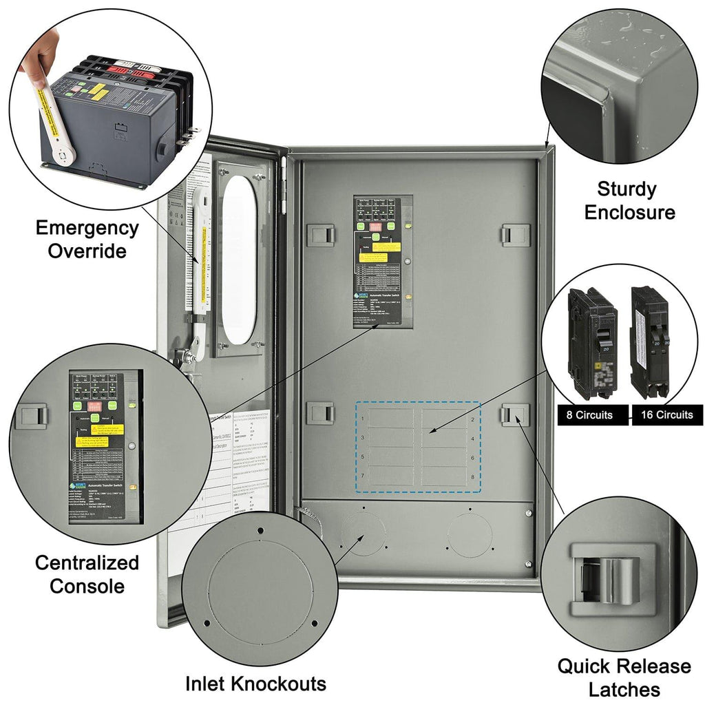 30A Automatic Generator Transfer Switch - Home Power Tech