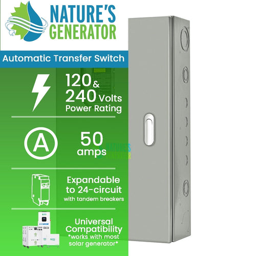50A Automatic Generator Transfer Switch - Home Power Tech