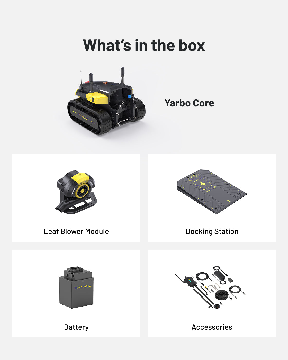 Yarbo Y40 Core with Blower Module