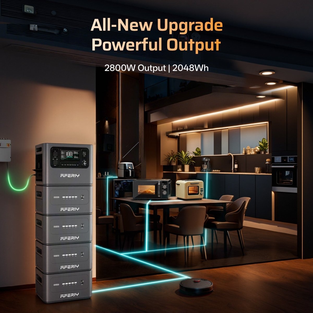 AFERIY 2048Wh Extra Battery(for 2800W power station) - Home Power Tech