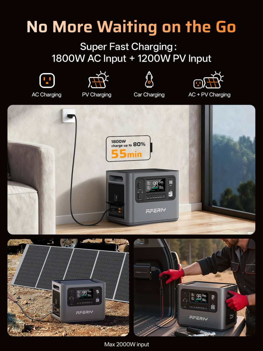 AFERIY 2800W Portable Power Station - Home Power Tech