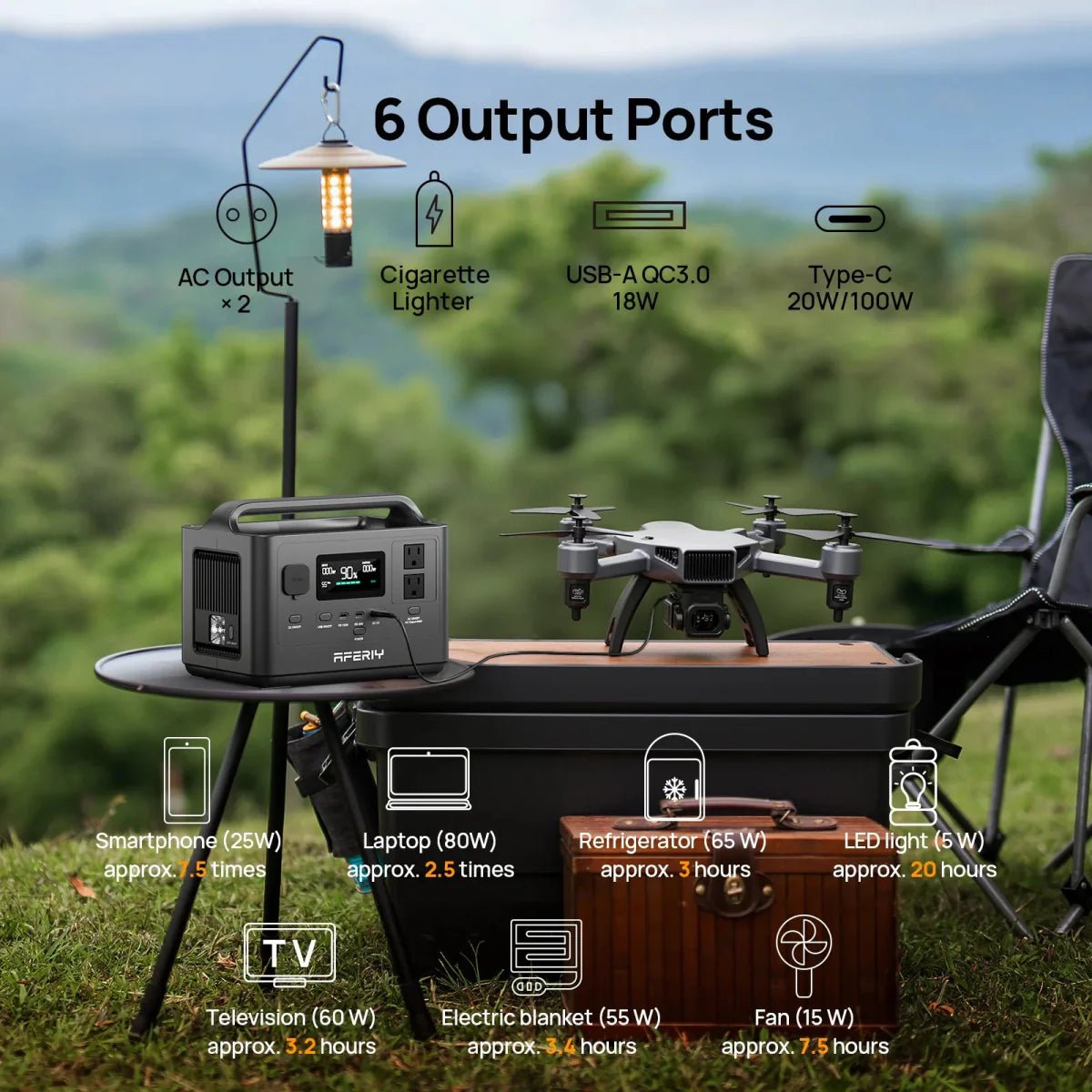 AFERIY 400W Portable Power Station - Home Power Tech