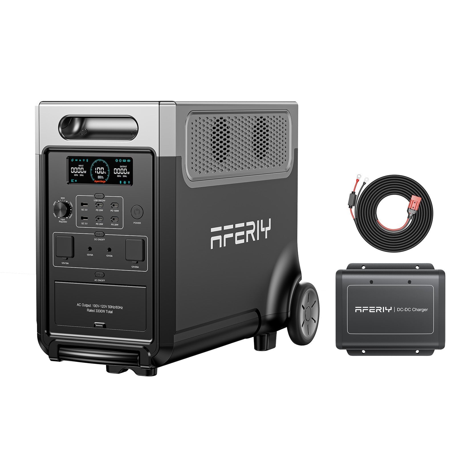 AFERIY DC060 580W DC-DC Alternator Charger for Portable Power Stations - Home Power Tech