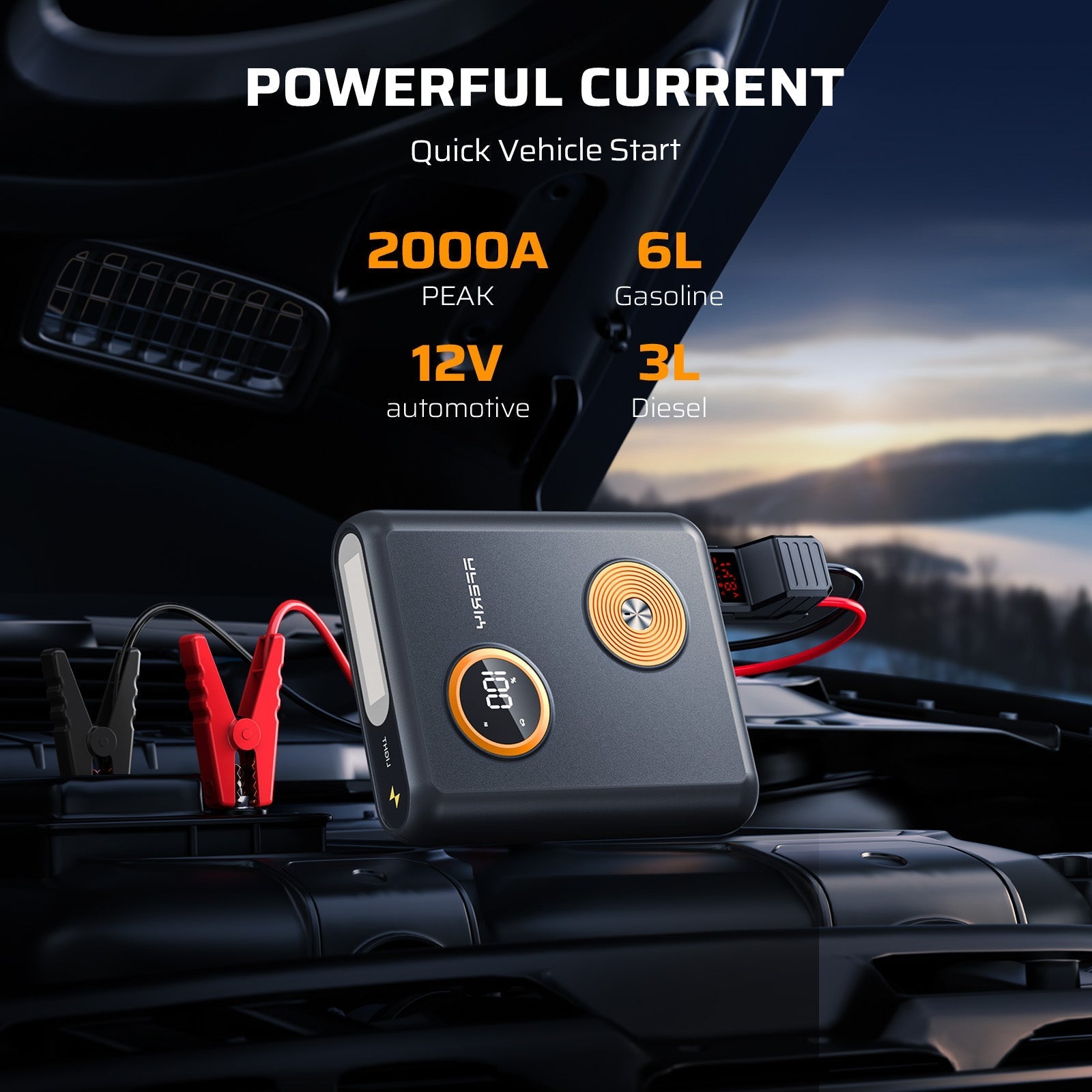 AFERIY GK03 Car Jump Starter 2000A 12V - Home Power Tech
