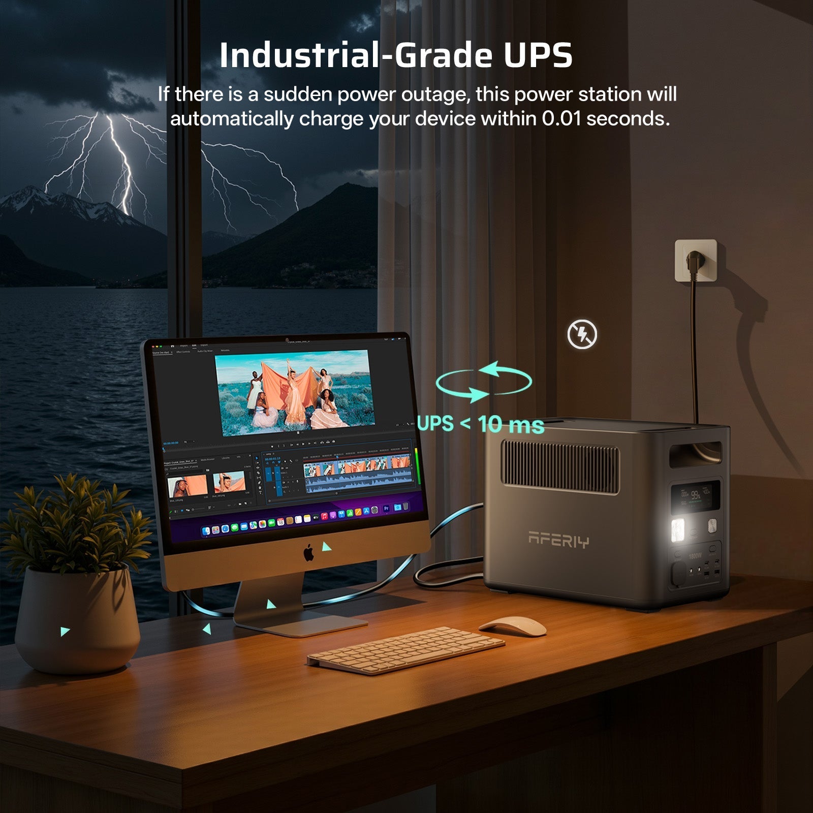 AFERIY Nomad1800 P180 1024Wh Portable Power Station - Home Power Tech