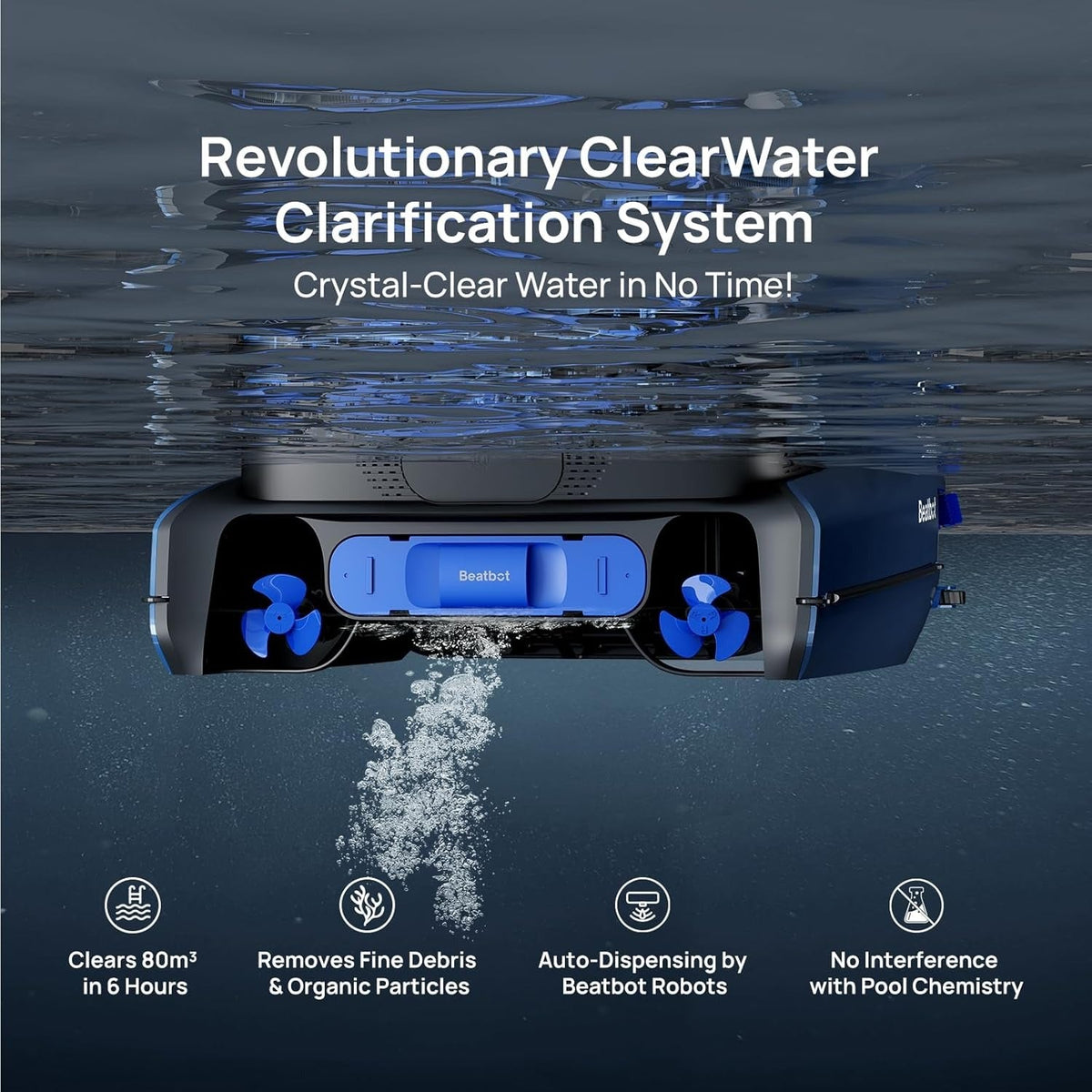 Beatbot AquaSense 2 Robotic Pool Cleaner + iSkim Robotic Pool Skimmer - Home Power Tech