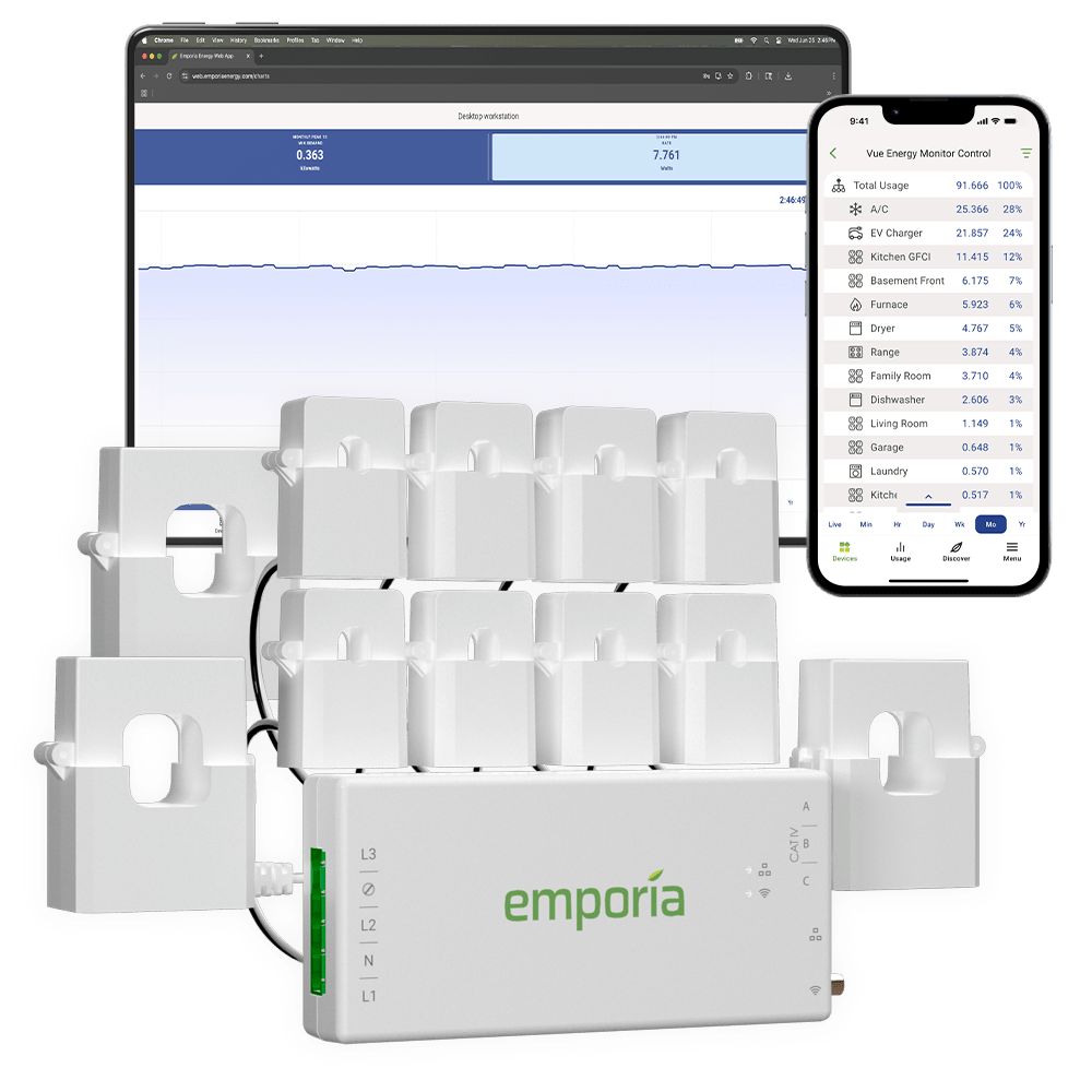 Emporia Vue 3 3-PHASE Energy Monitor - Home Power Tech