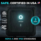 EVIQO NACS Level 2 EV Charger, 40A (9.6kW), 240V, NEMA 14-50 Plug In, for Tesla EVs - Home Power Tech