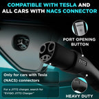 EVIQO NACS Level 2 EV Charger, 48A (50A Max), 240V, Hardwired, for Tesla EVs - Home Power Tech