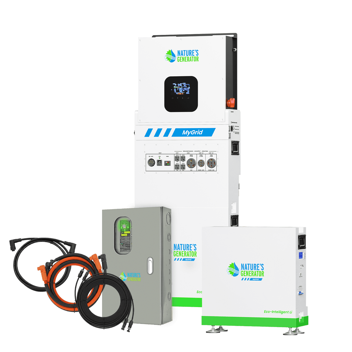 MyGrid 10K with Transfer Switch for House Battery Backup - Home Power Tech
