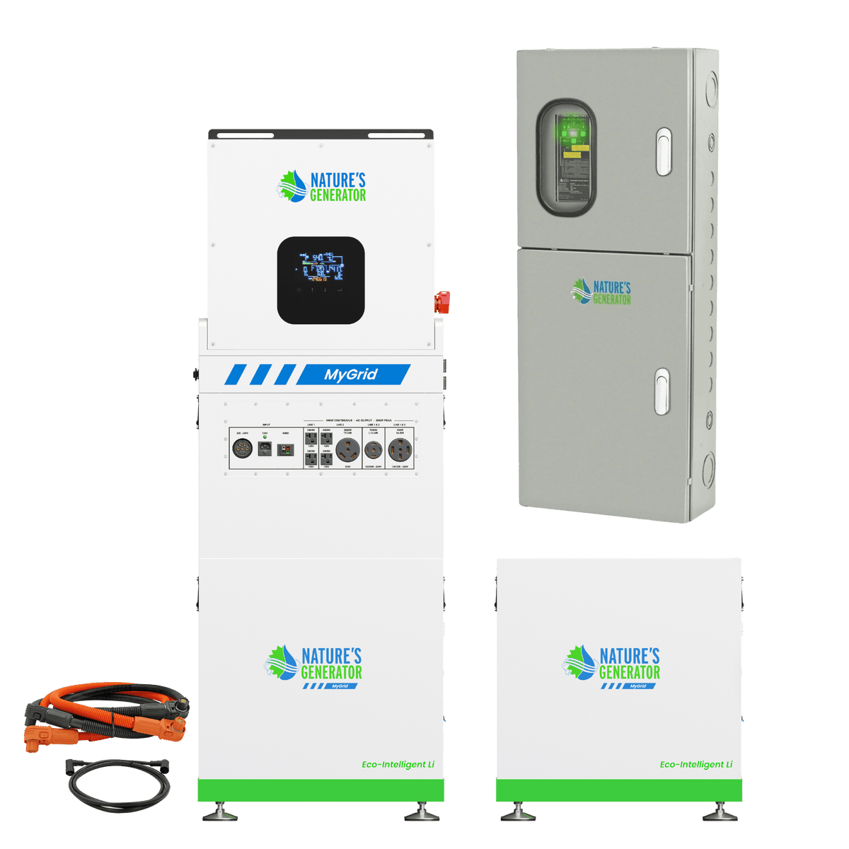 MyGrid 10K with Transfer Switch for House Battery Backup - Home Power Tech