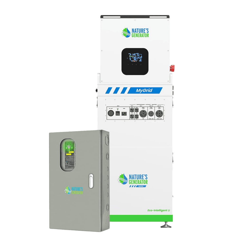 MyGrid 10K with Transfer Switch for House Battery Backup - Home Power Tech