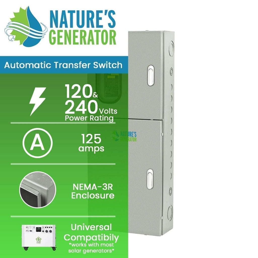 Nature's Generator 125A Automatic Transfer Switch - Home Power Tech