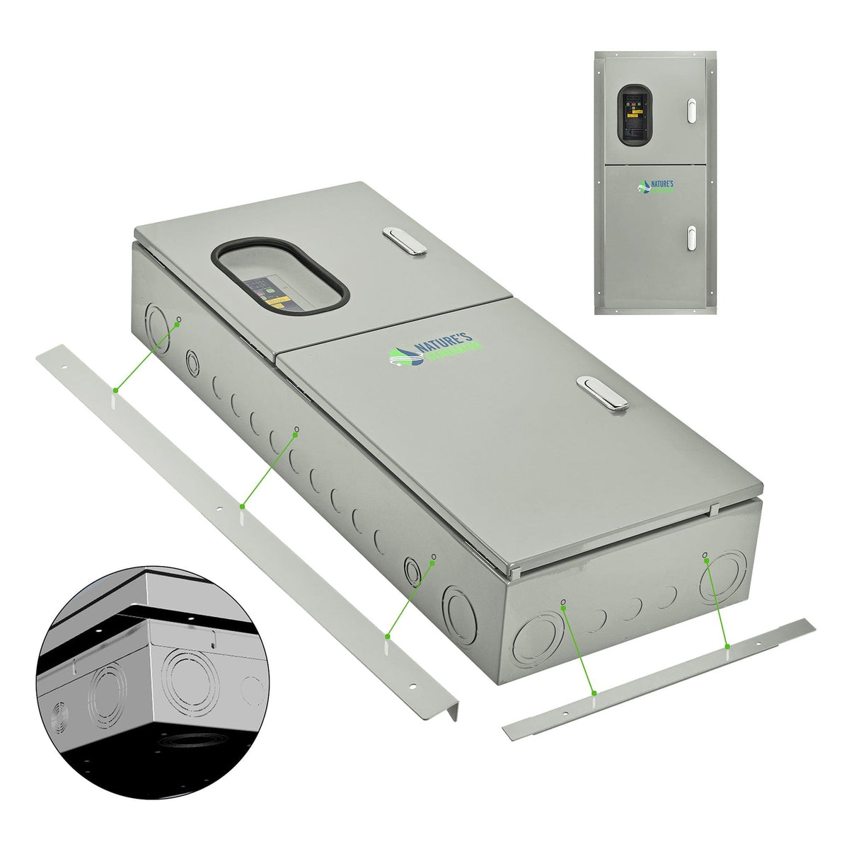 Nature's Generator 125A Automatic Transfer Switch Flush Mount - Home Power Tech