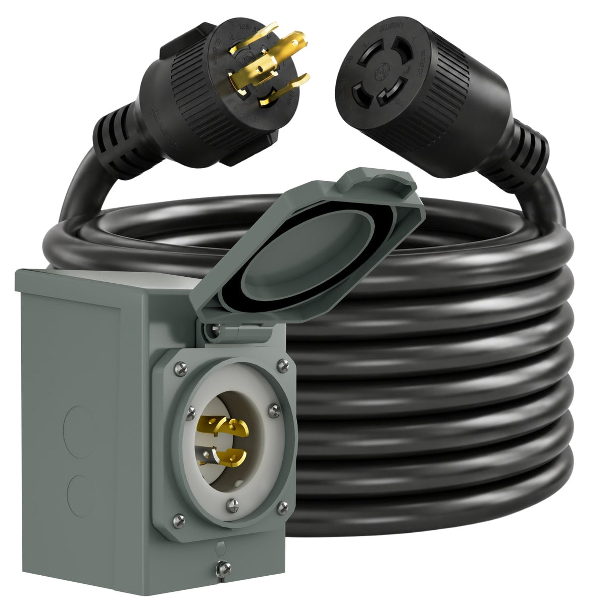 Nature's Generator 30A Power Inlet Box - Home Power Tech