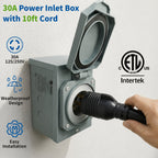 Nature's Generator 30A Power Inlet Box - Home Power Tech