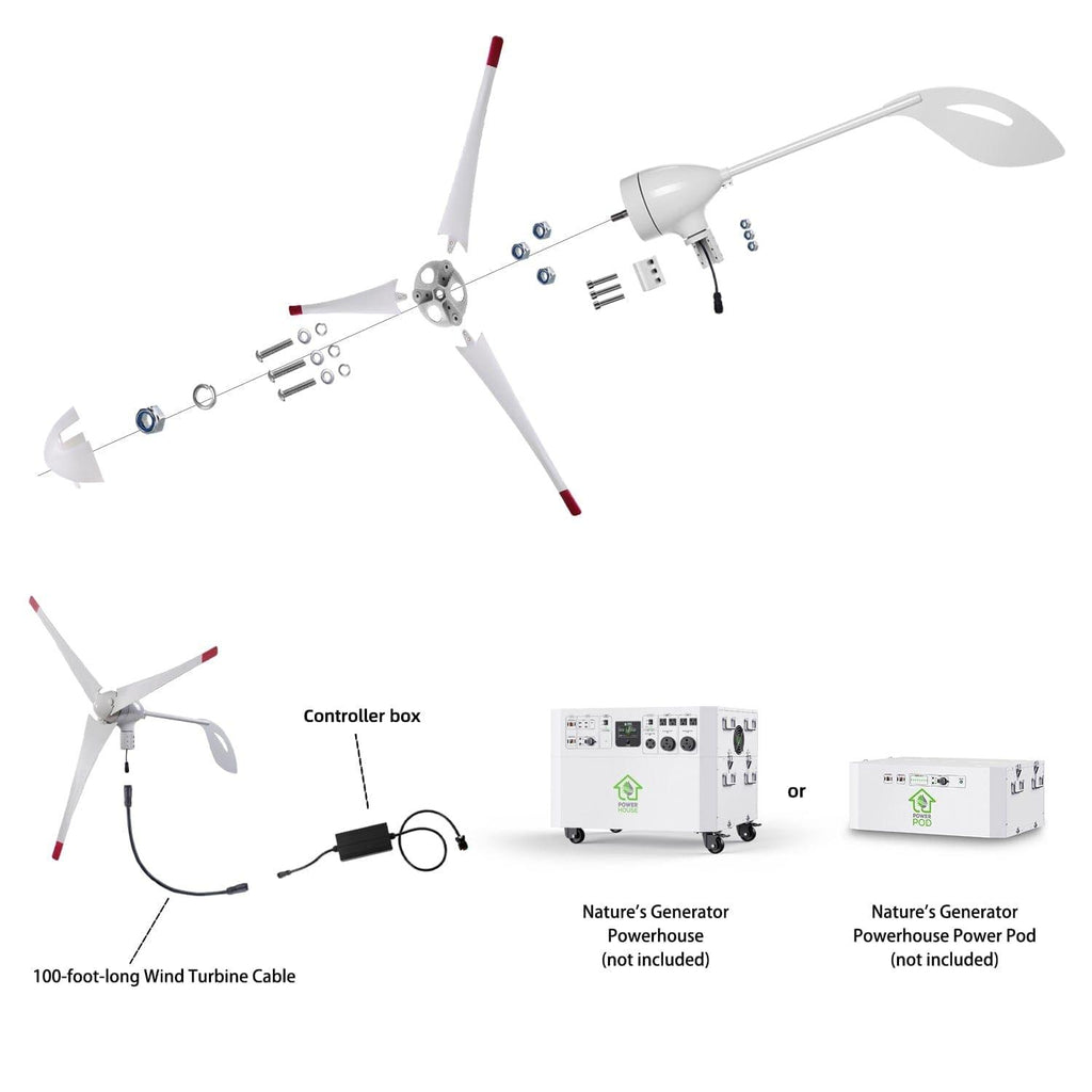 Nature's Generator 350W Wind Turbine - Home Power Tech