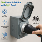 Nature's Generator 50A Power Inlet Box - Home Power Tech