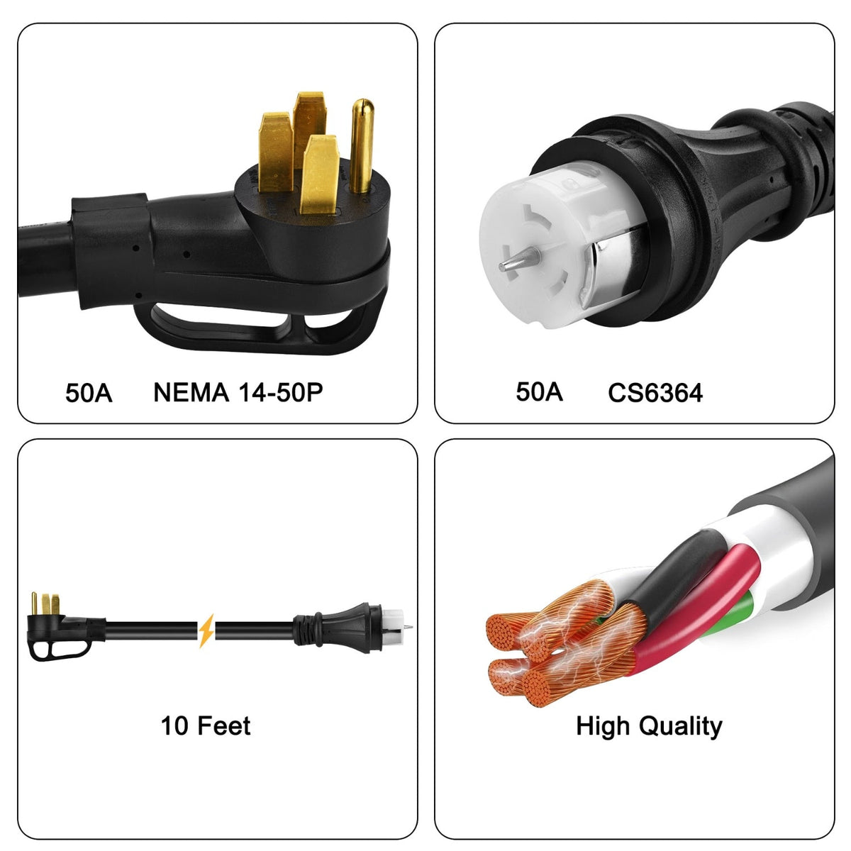 Nature's Generator 50A Power Inlet Box - Home Power Tech