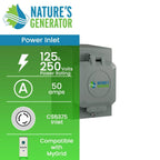 Nature's Generator 50A Power Inlet Box - Home Power Tech