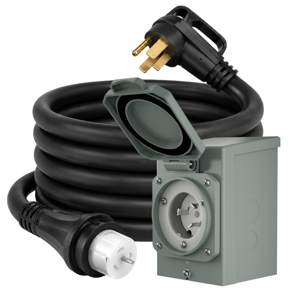 Nature's Generator 50A Power Inlet Box - Home Power Tech