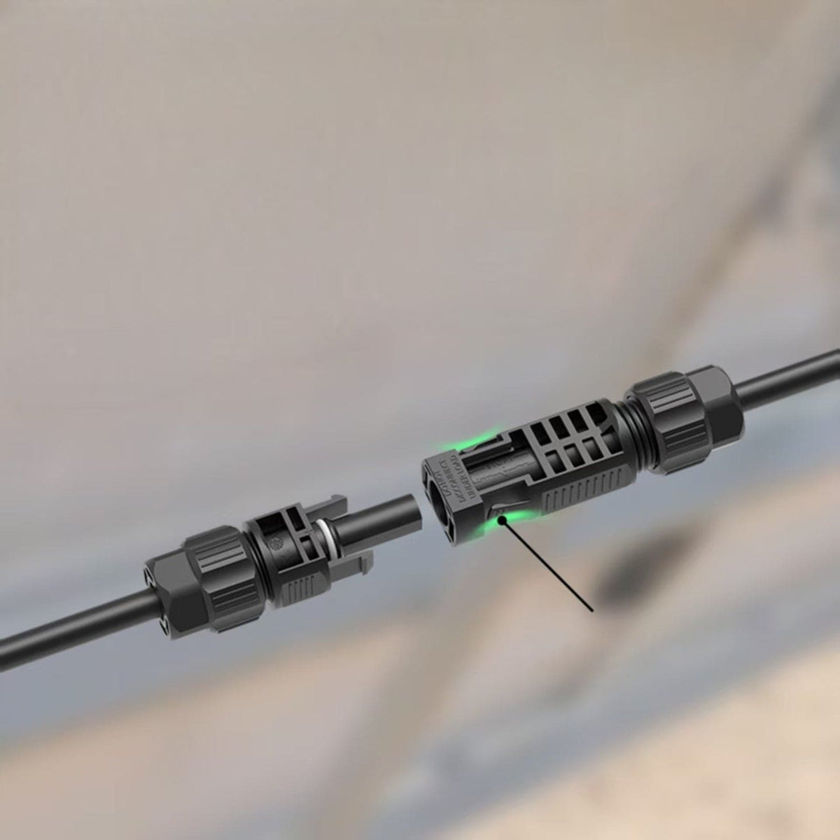 Nature's Generator 50ft Quick Release MC4 Extension Cables - Home Power Tech