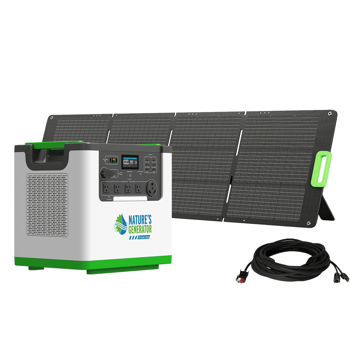 Nature's Generator L3600 Expandable Solar Generator - Home Power Tech