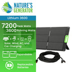 Nature's Generator L3600 Expandable Solar Generator - Home Power Tech