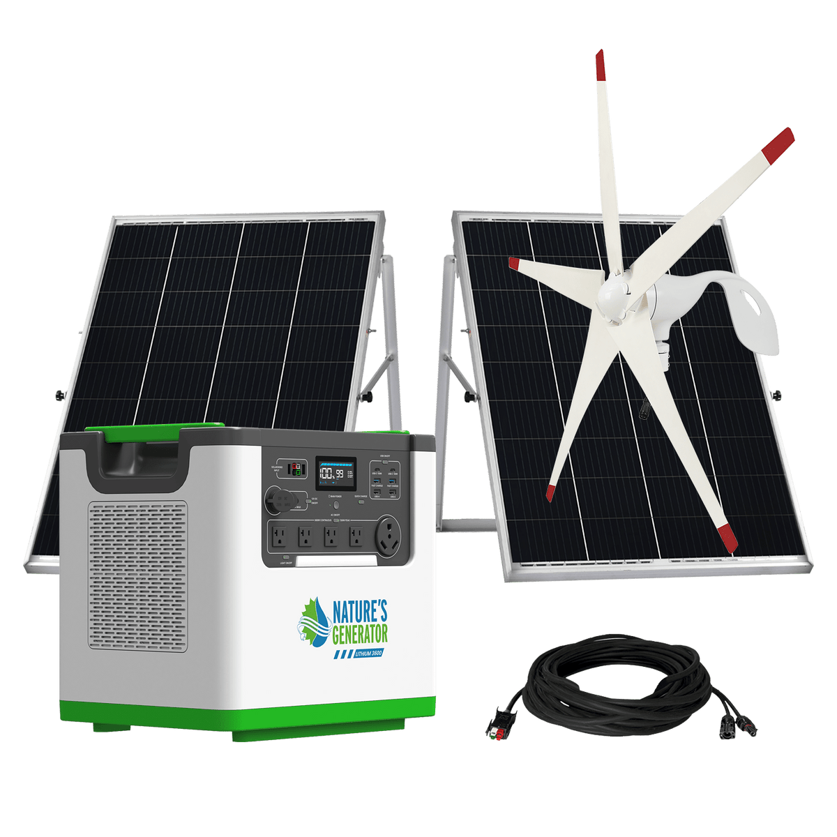 Nature's Generator L3600 Expandable Wind Generator - Home Power Tech