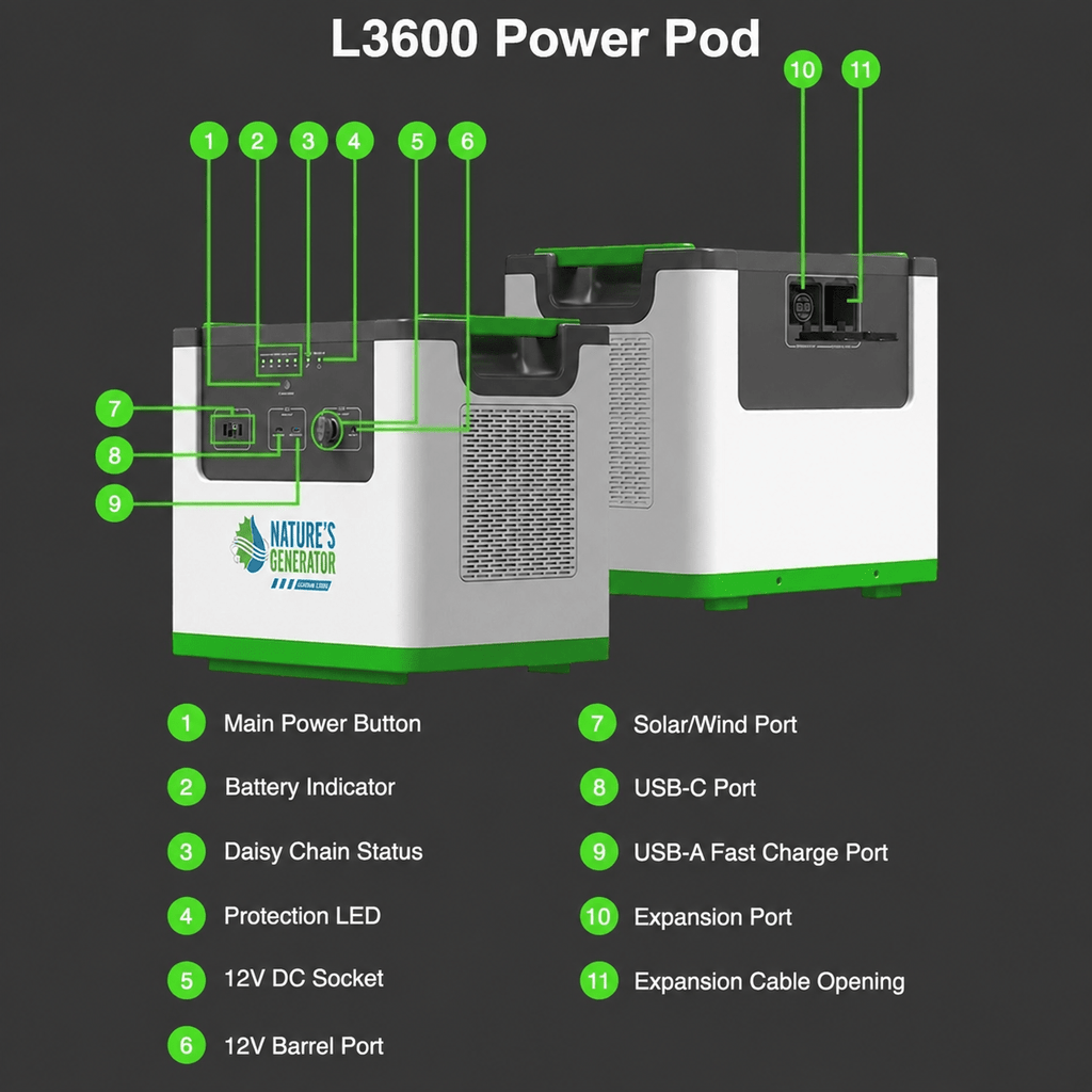 Nature's Generator L3600 Home Power Backup - Home Power Tech
