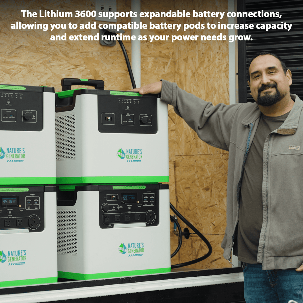 Nature's Generator L3600 Power Pod - Home Power Tech