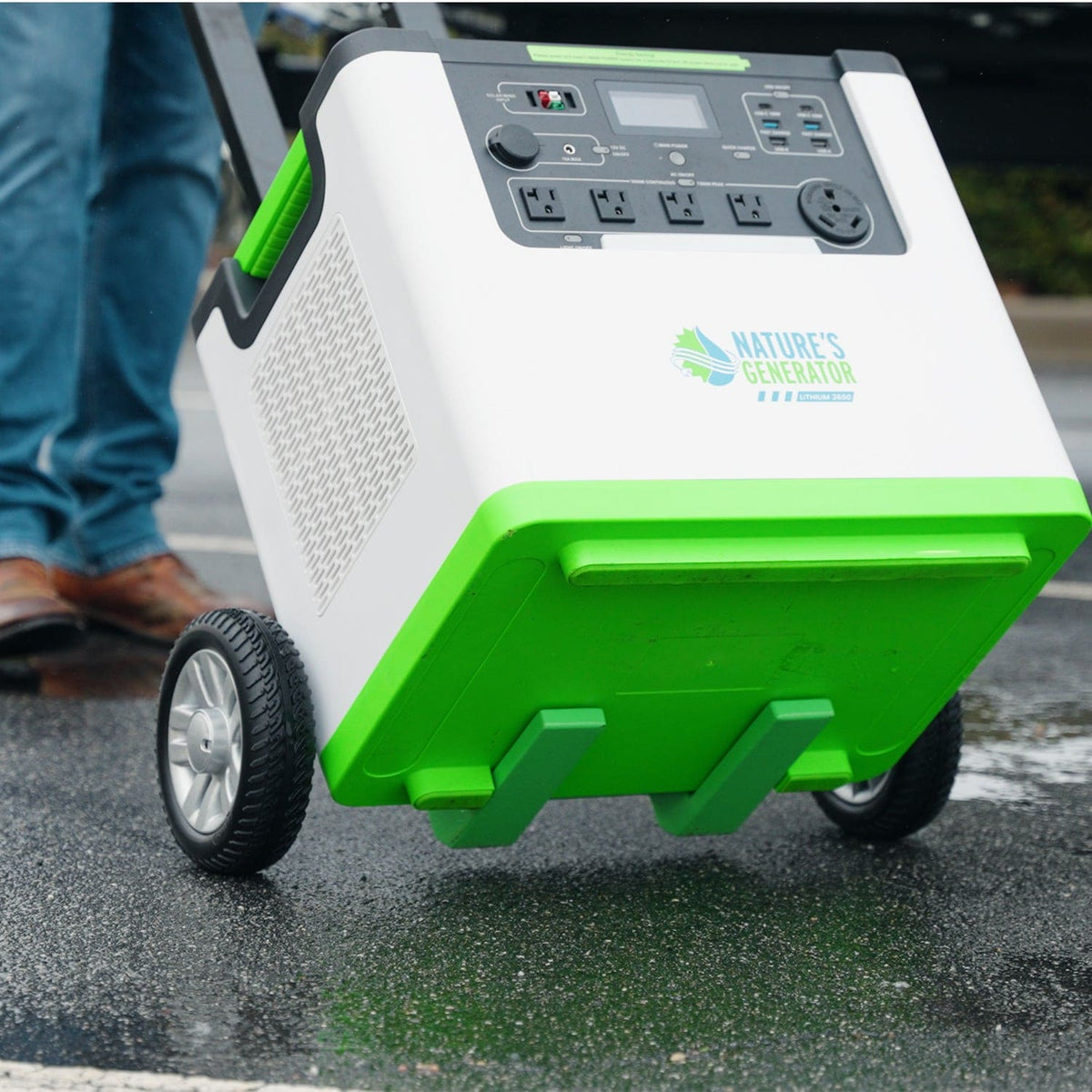 Nature's Generator Lithium 3600 / 6000 Heavy Duty Cart - Home Power Tech