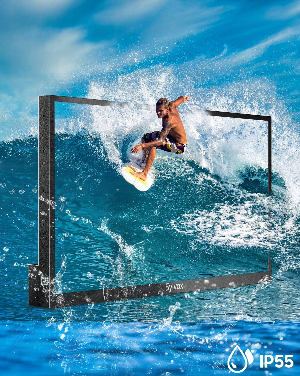 Outdoor Full Sun TV Pool Pro 2.0/3.0 QLED Series 75" - Home Power Tech