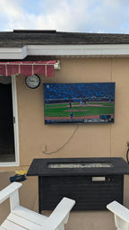 Outdoor Partial Sun TV Deck Pro 2.0/3.0 QLED Series 75" - Home Power Tech