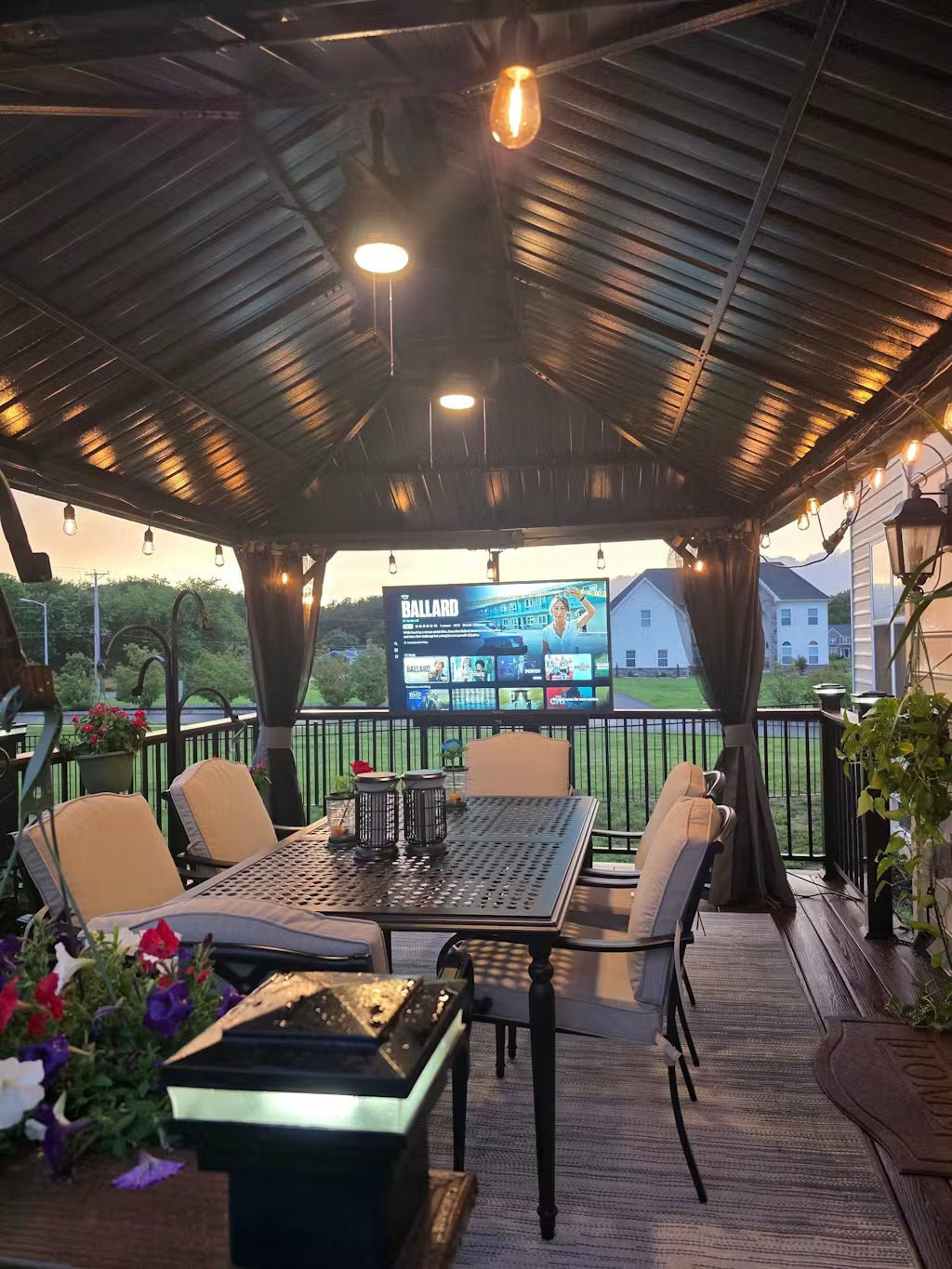 Outdoor Partial Sun TV Deck Pro 2.0/3.0 Series 43" - Home Power Tech