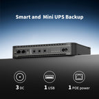 PECRON D39 DC UPS Battery Backup 38.48Wh - Home Power Tech