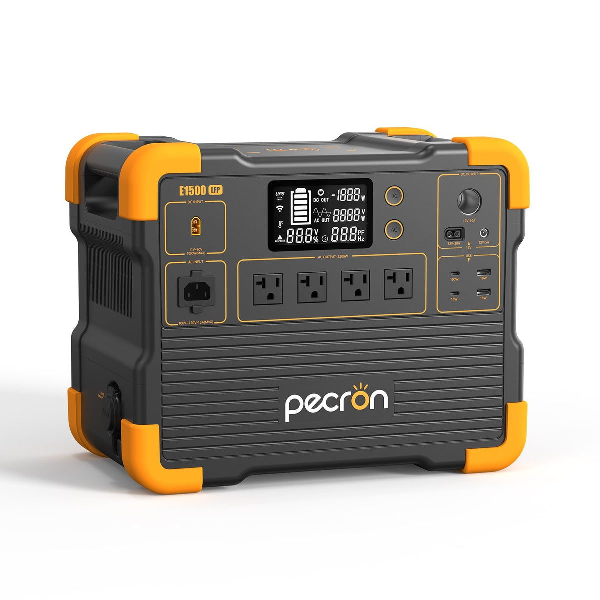 Pecron E1500LFP Expandable Portable Power Station 2200W LiFePO4 WiFi - Home Power Tech