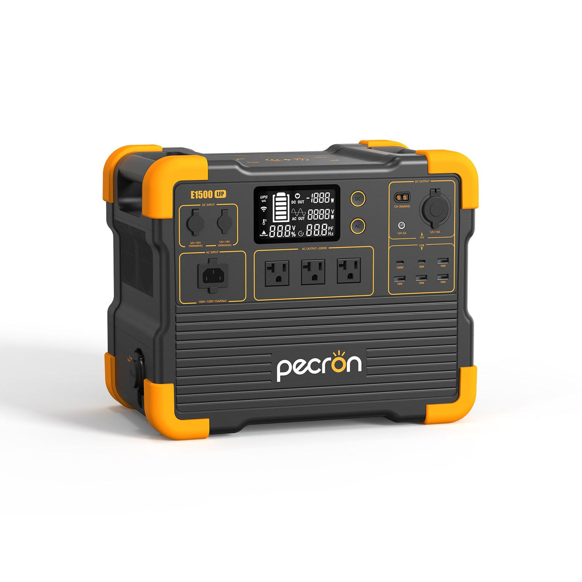 Pecron E1500LFP Expandable Portable Power Station 2200W LiFePO4 WiFi - Home Power Tech