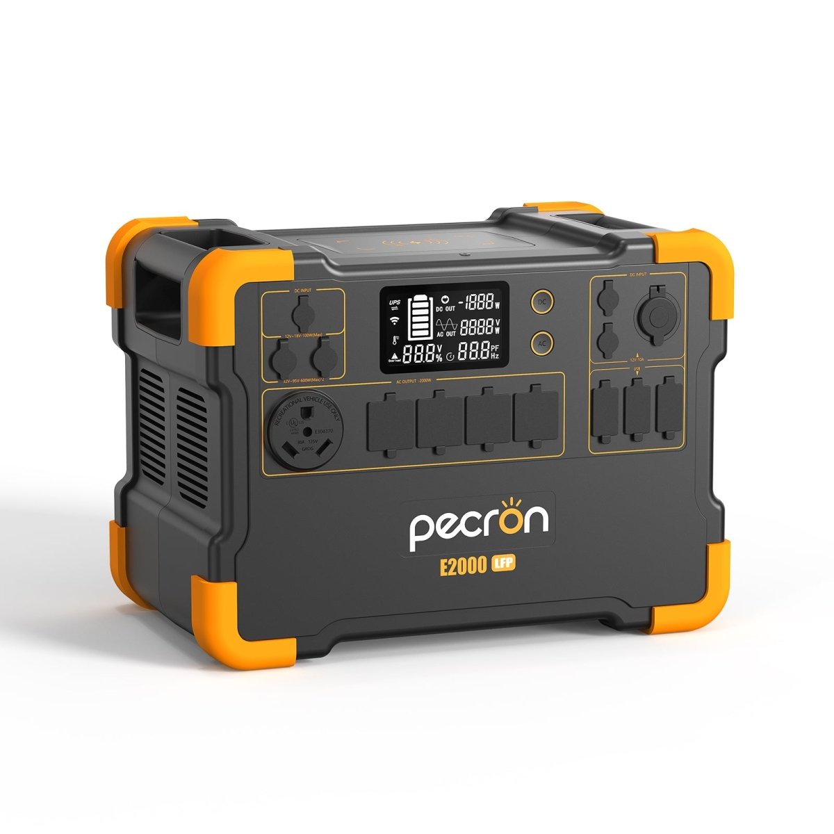 PECRON E2000LFP Expandable Portable Power Station 2000W 1920Wh - Home Power Tech