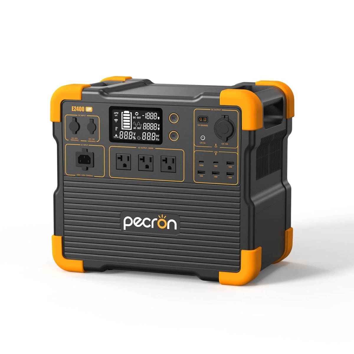 PECRON E2400LFP Portable Power Station 2400W 2048Wh - Home Power Tech