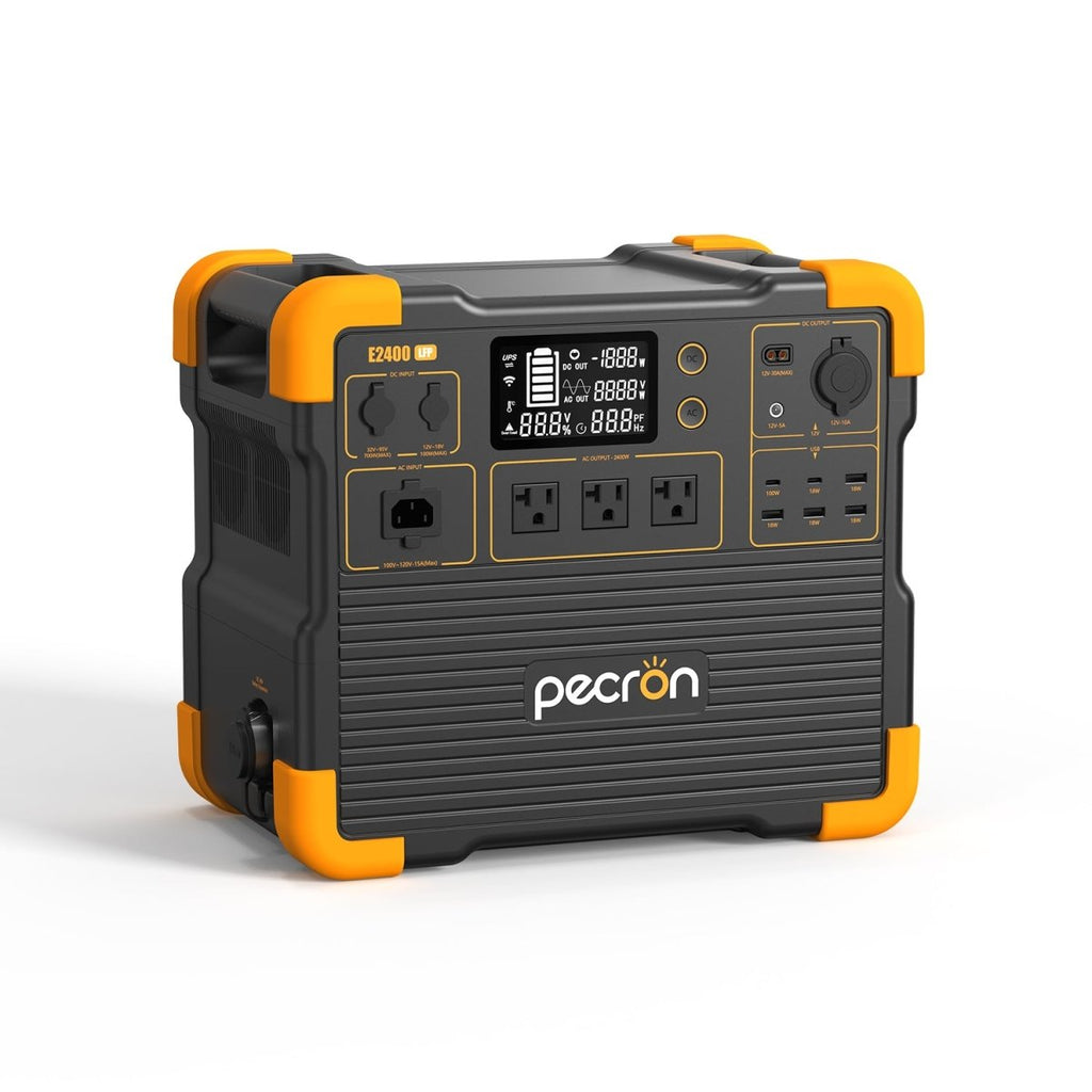 PECRON E2400LFP Portable Power Station 2400W 2048Wh - Home Power Tech
