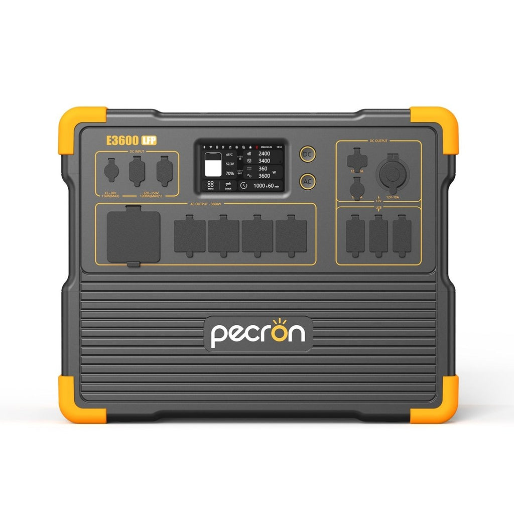 PECRON E3600LFP Portable Power Station 3600W 3072Wh - Home Power Tech