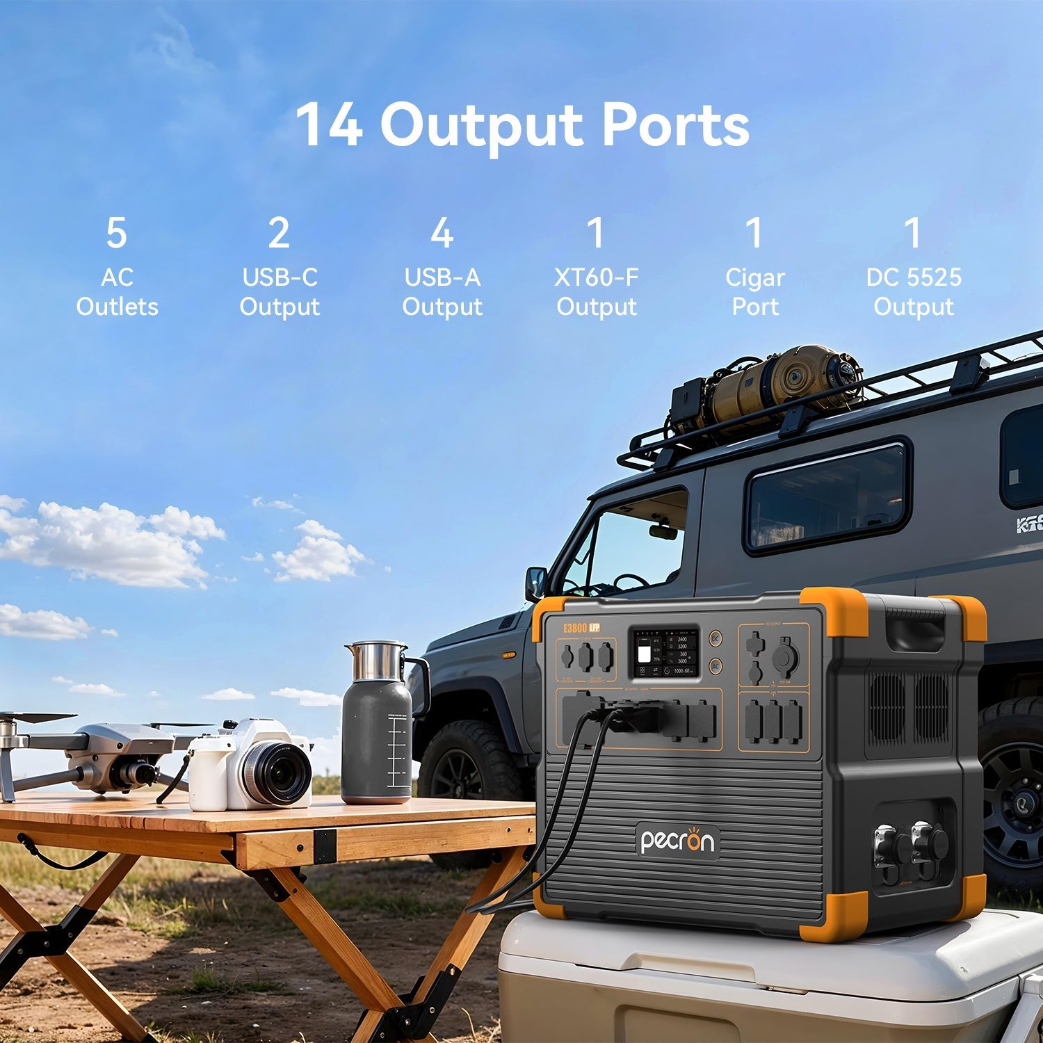 PECRON E3800LFP 3840Wh Portable Power Station - Home Power Tech